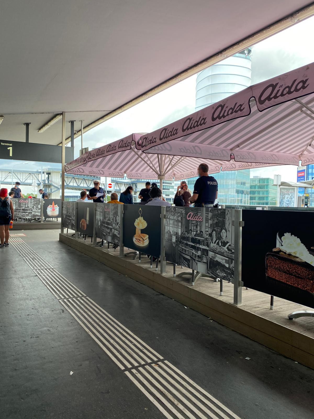 Die Polizei kontrollierte die Einhaltung der 3G-Regeln.