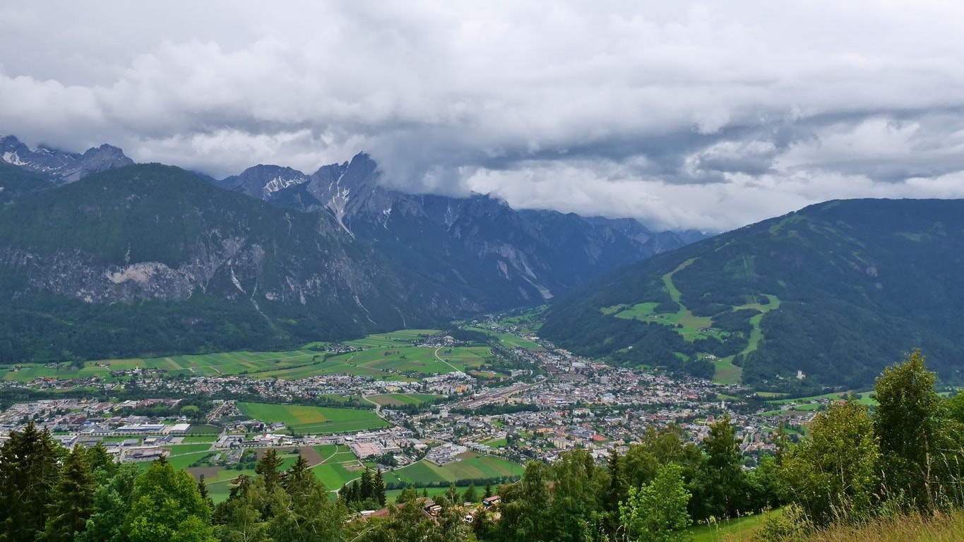 Blick über die Stadt Lienz mit ihrer Inzidenz von über 200