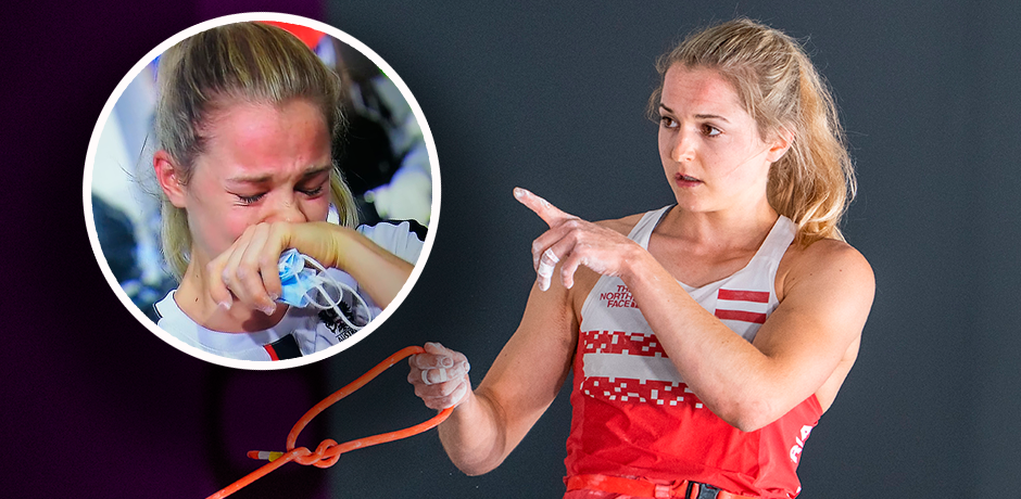 Jessica Pilz weinte um die Medaille. 