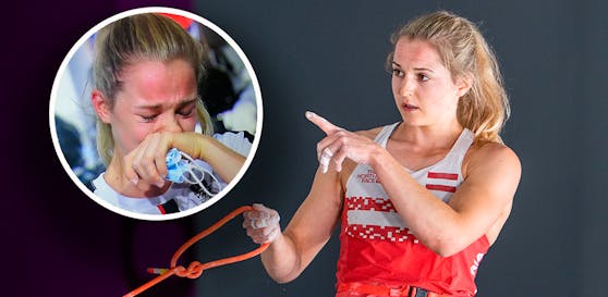 Jessica Pilz weinte um die Medaille.