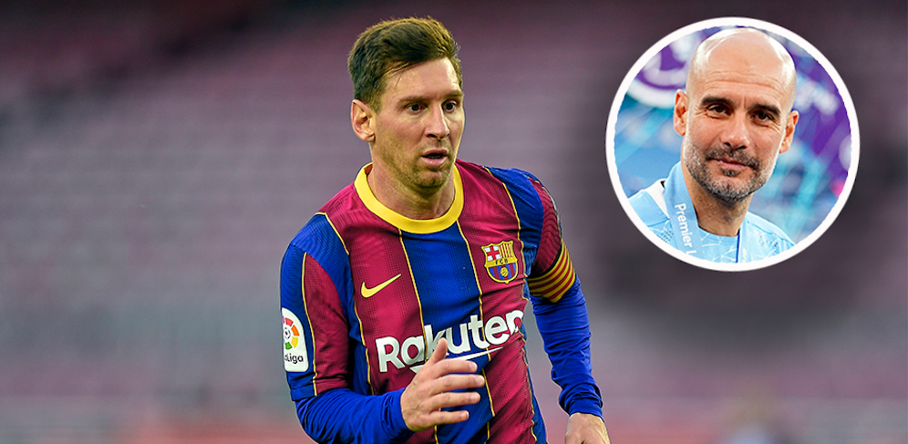 Pep Guardiola spricht über das Barcelona-Aus von Lionel Messi. 