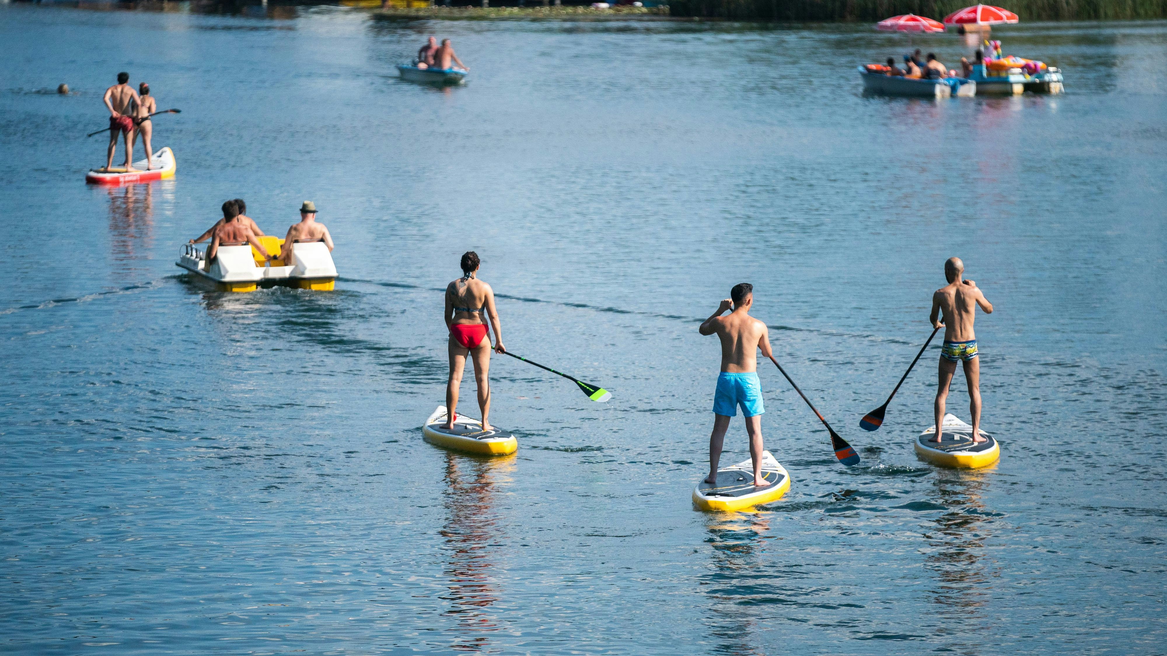 Der Vorfall ereignete sich beim Stand-up-Paddling in Wien.