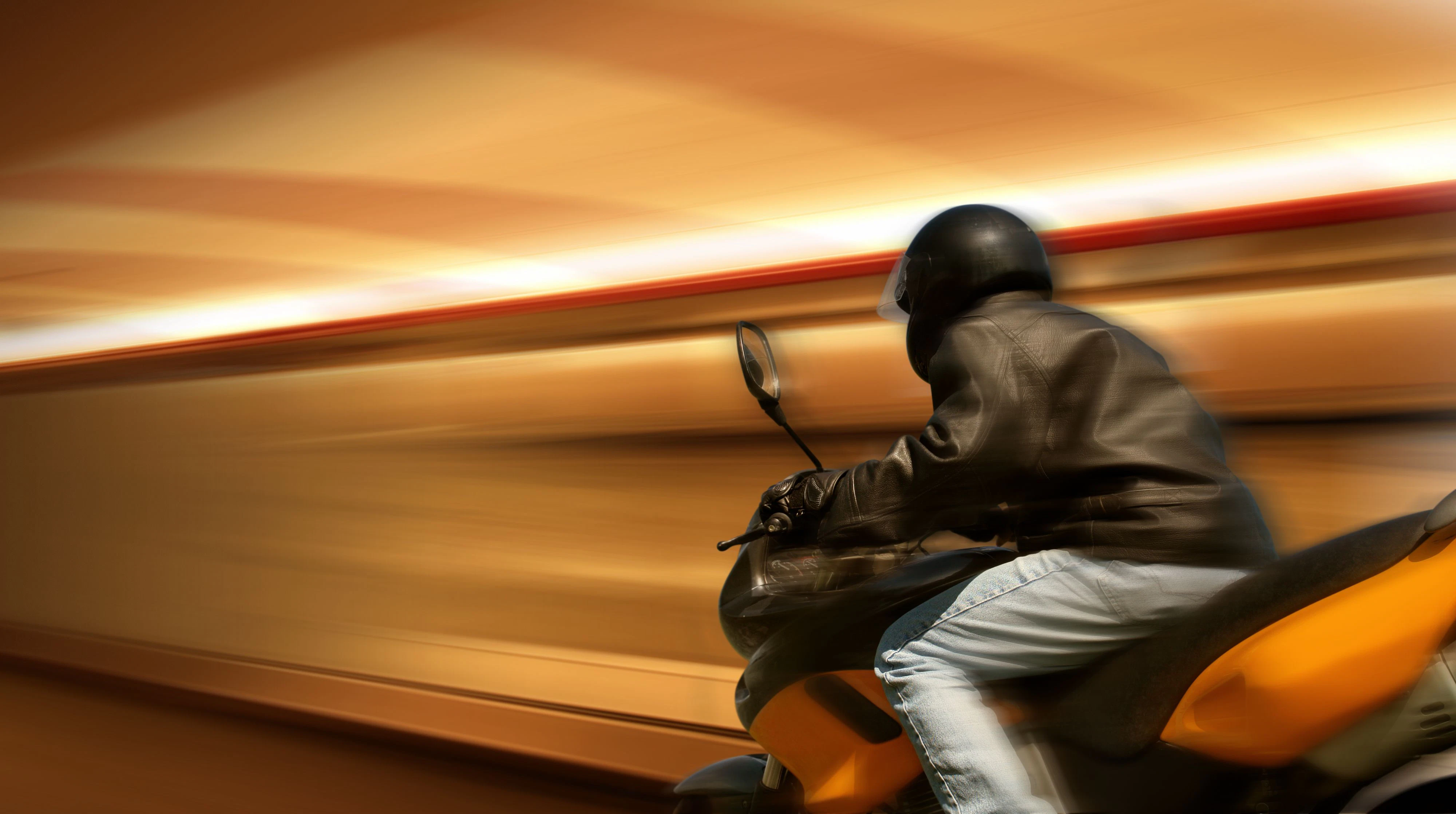 Bike Rider Going in the Tunnel. SEE my other pictures from my "Drive" lightbox: 