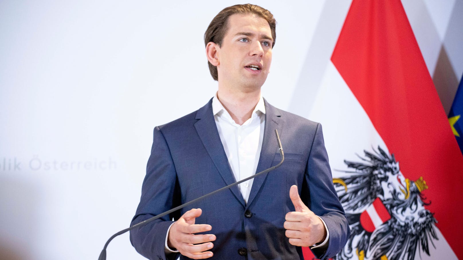 Bundeskanzler Sebastian Kurz: "Es gibt keine Impfpflicht in Österreich"