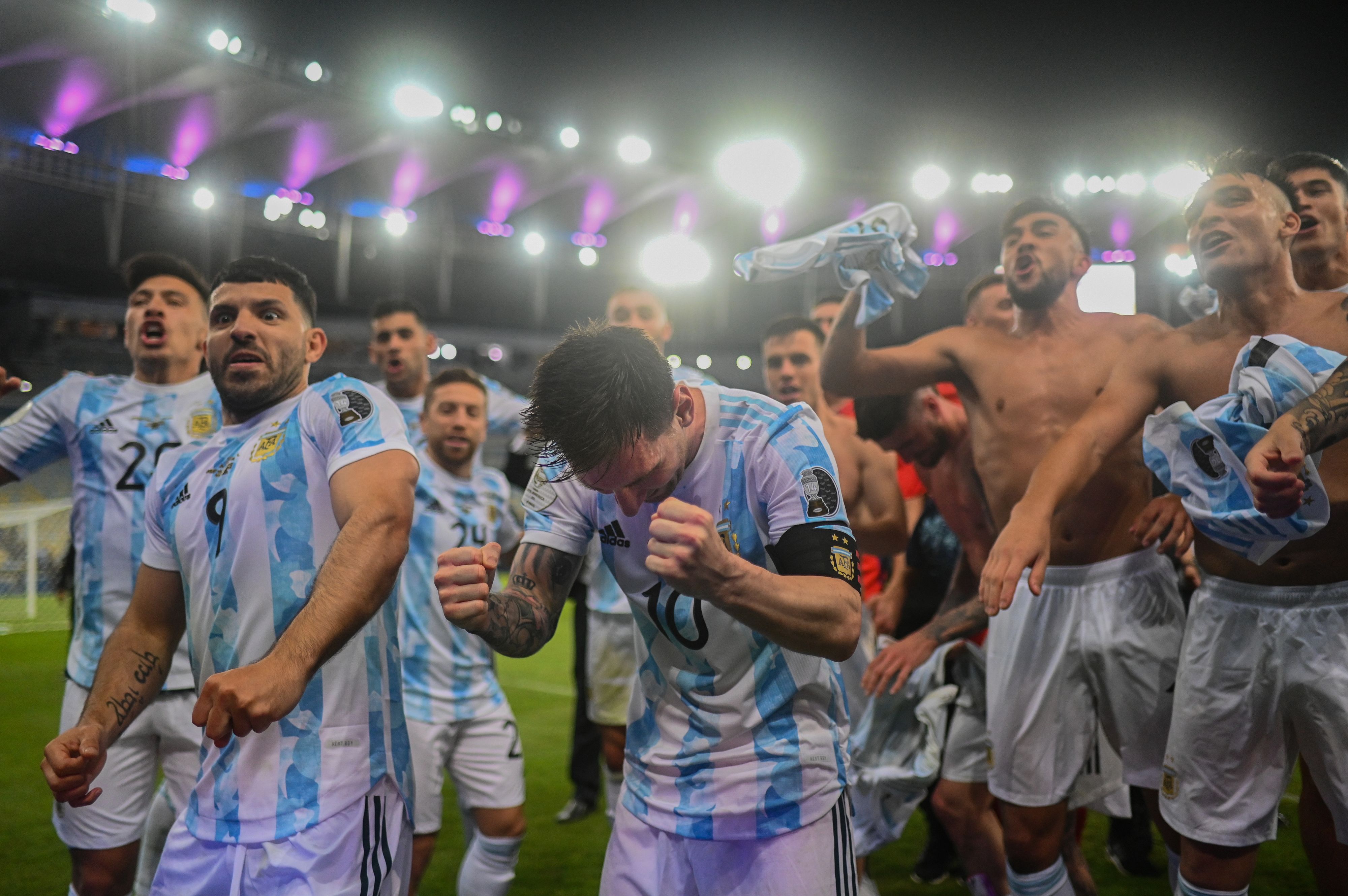 Sergio Agüero und Lionel Messi gewannen im Juli mit Argentinien die Copa America.