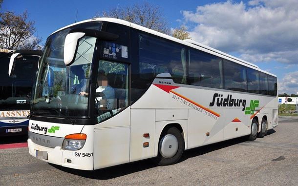 Ein Bus des Unternehmens Südburg