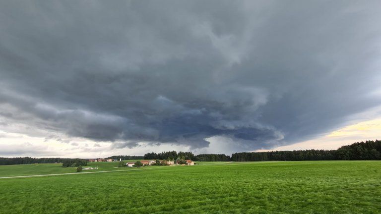 Gewitter in Österreich.