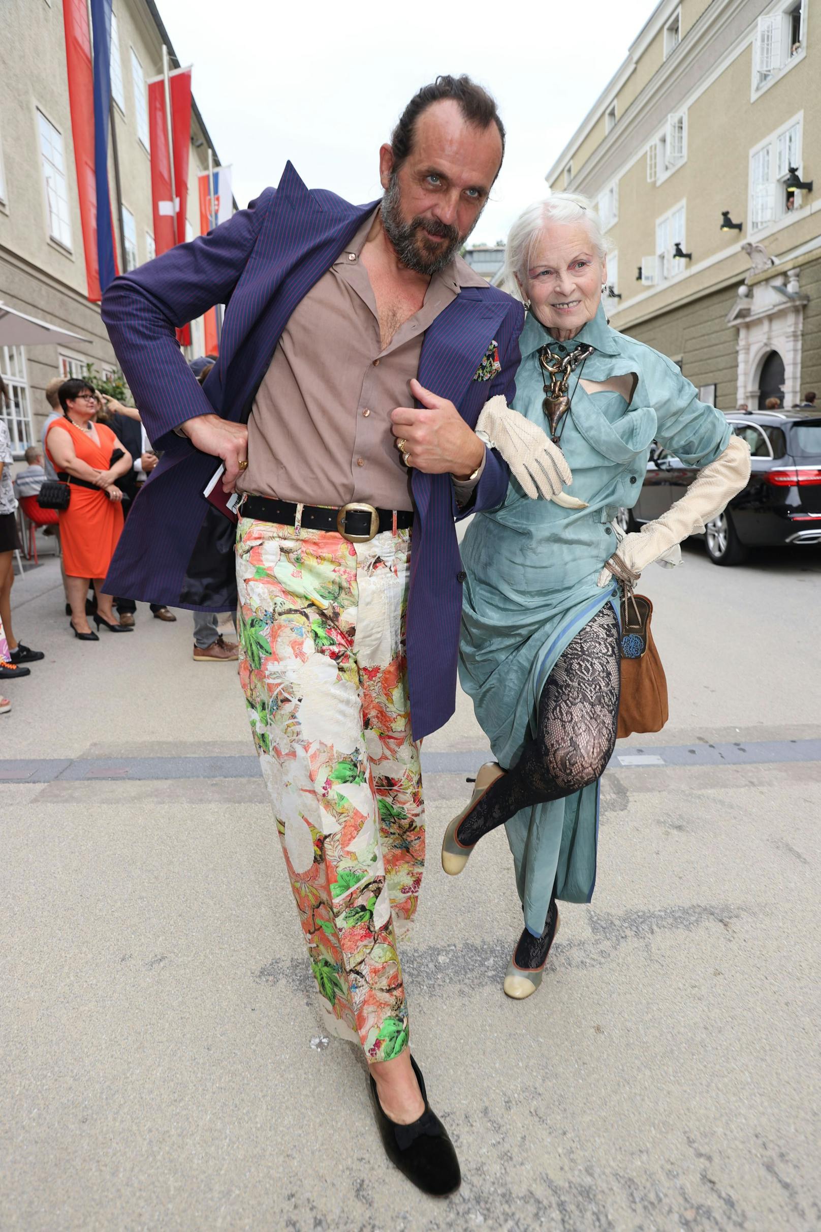 Vivienne Westwood und ihr Partner Andreas Kronthaler