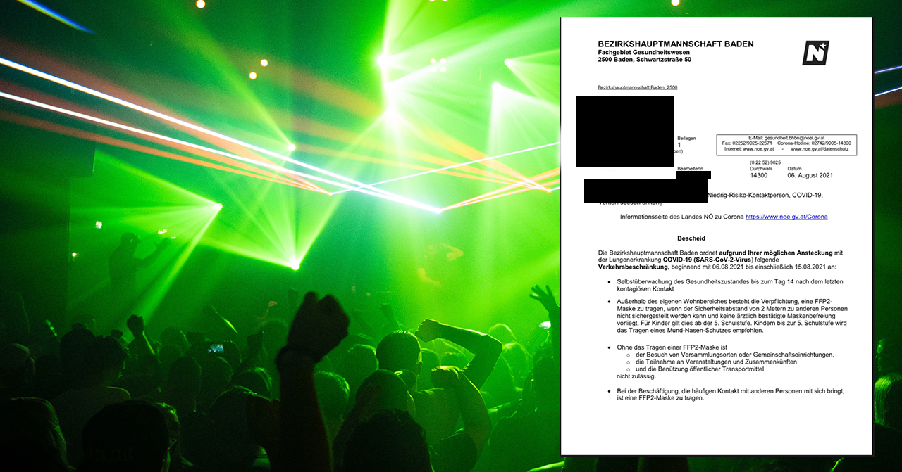 Nach einem Party-ABend in Niederösterreich 