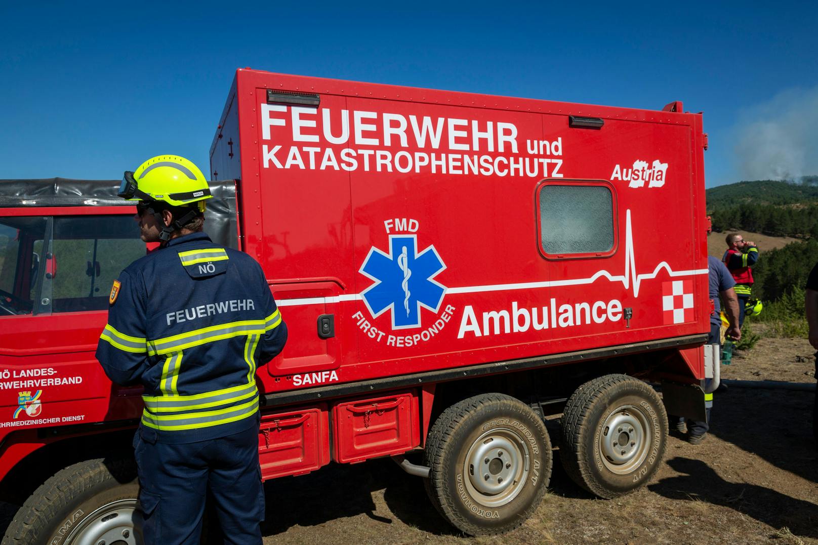 NÖ Feuerwehr im Einsatz in Nordmazedonien