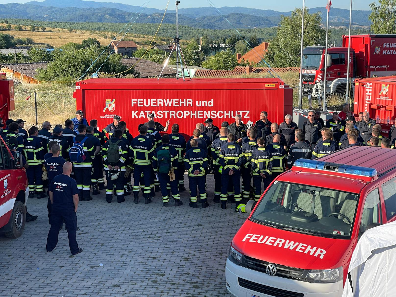 NÖ Feuerwehr im Einsatz in Nordmazedonien