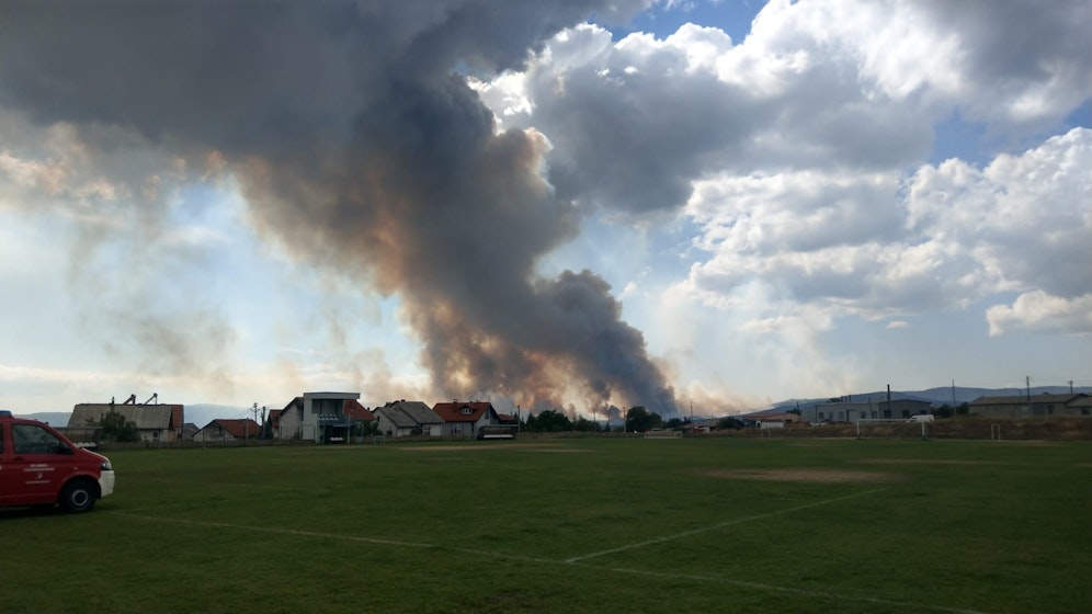 NÖ Feuerwehr im Einsatz in Nordmazedonien