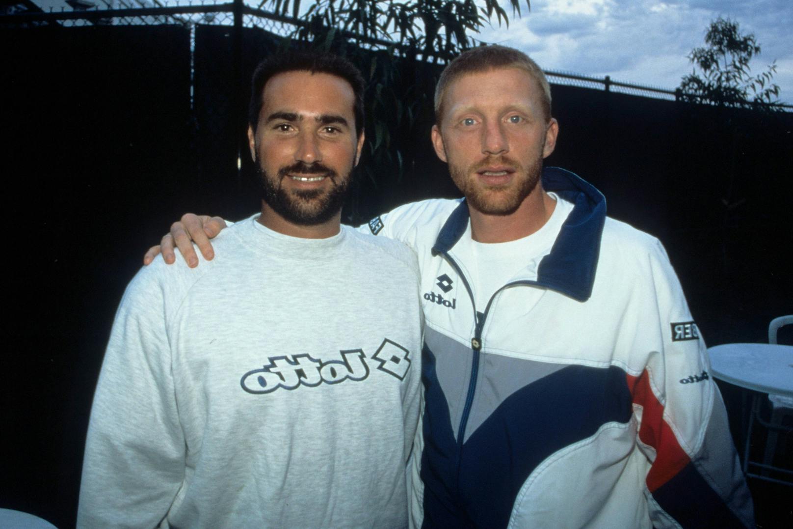 Boris Becker und sein Ex-Coach Mike DePalmer