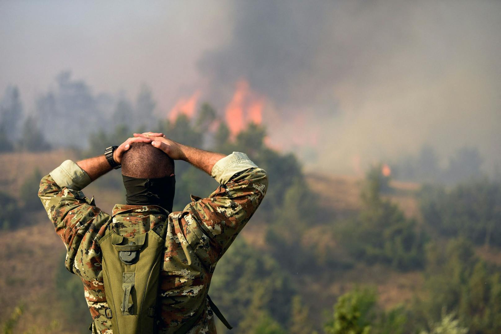 In Nordmazedonien brennt es.&nbsp;