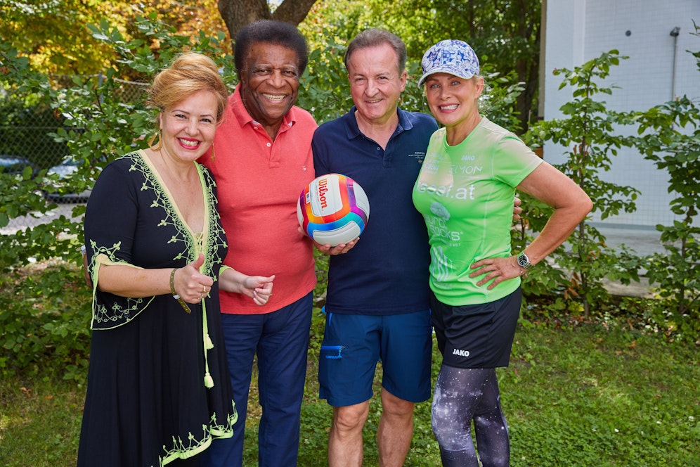 Luzandra und Roberto Blanco, Veranstalter Kurt Faist und Sonja Kirchberger