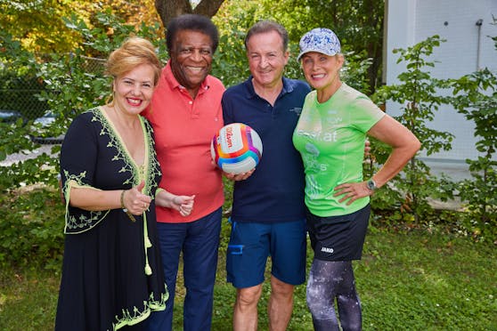 Luzandra und Roberto Blanco, Veranstalter Kurt Faist und Sonja Kirchberger