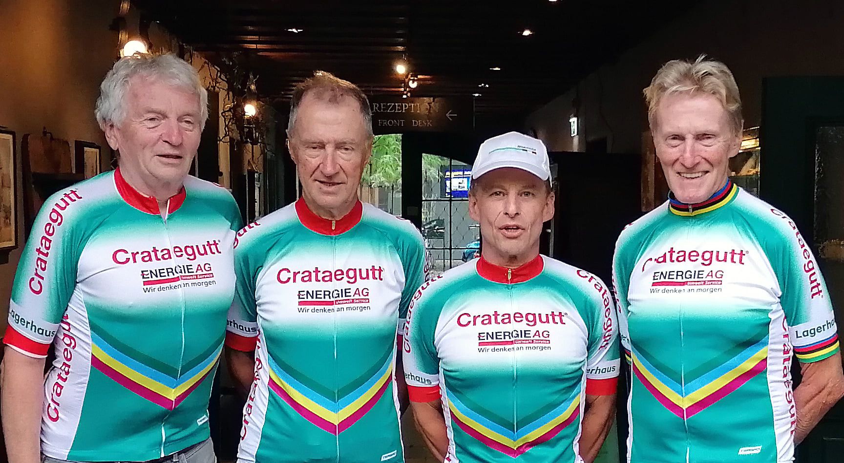 Die Athleten des "Crataegutt Seniors Racing Team"