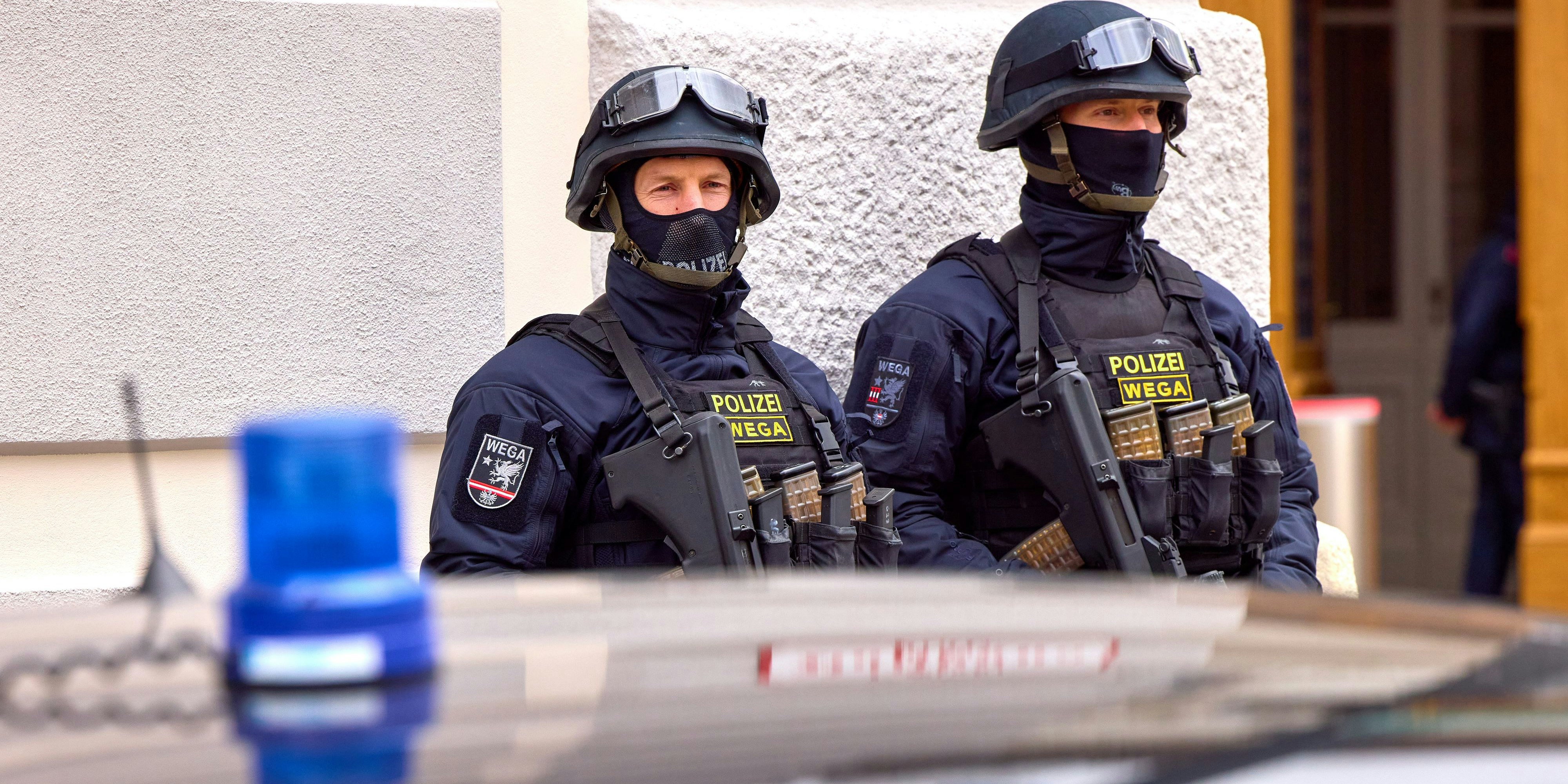 Auch die WEGA stand im Einsatz.