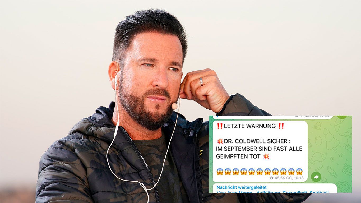 Michael Wender unterbreitet seinen Telegram Followern täglich Verschwörungstheorien