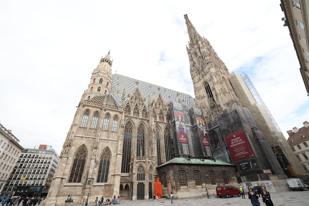 Der junge Mann wollte am Stephansdom die 