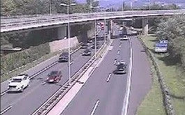 Auf der A7 fuhr am Dienstag in der Früh eine Radfahrerin.