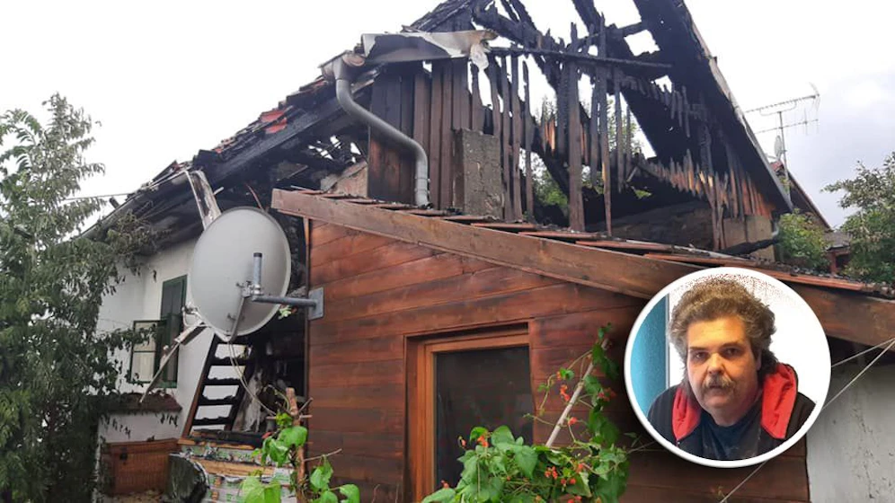 Richard R. musste hilflos dabei zusehen, wie sein Haus in wenigen Minuten verbrannte.
