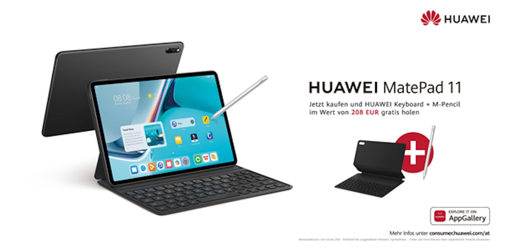 Das neue Huawei MatePad 11: Das vielseitige Multitalent für den Alltag.