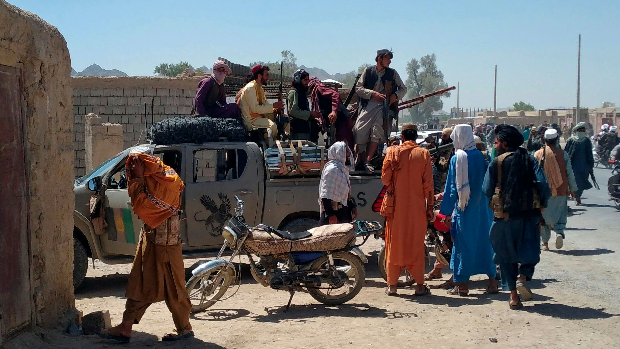 Die Taliban erobern Afghanistan. 