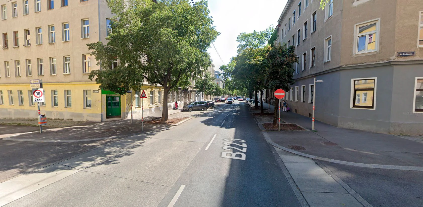Blick in die Koppstraße in Wien-Ottakring. Symbolbild