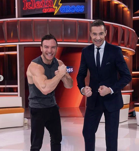 Sascha Huber war Gast in der Sendung "Klein gegen Groß" von Kai Pflaume