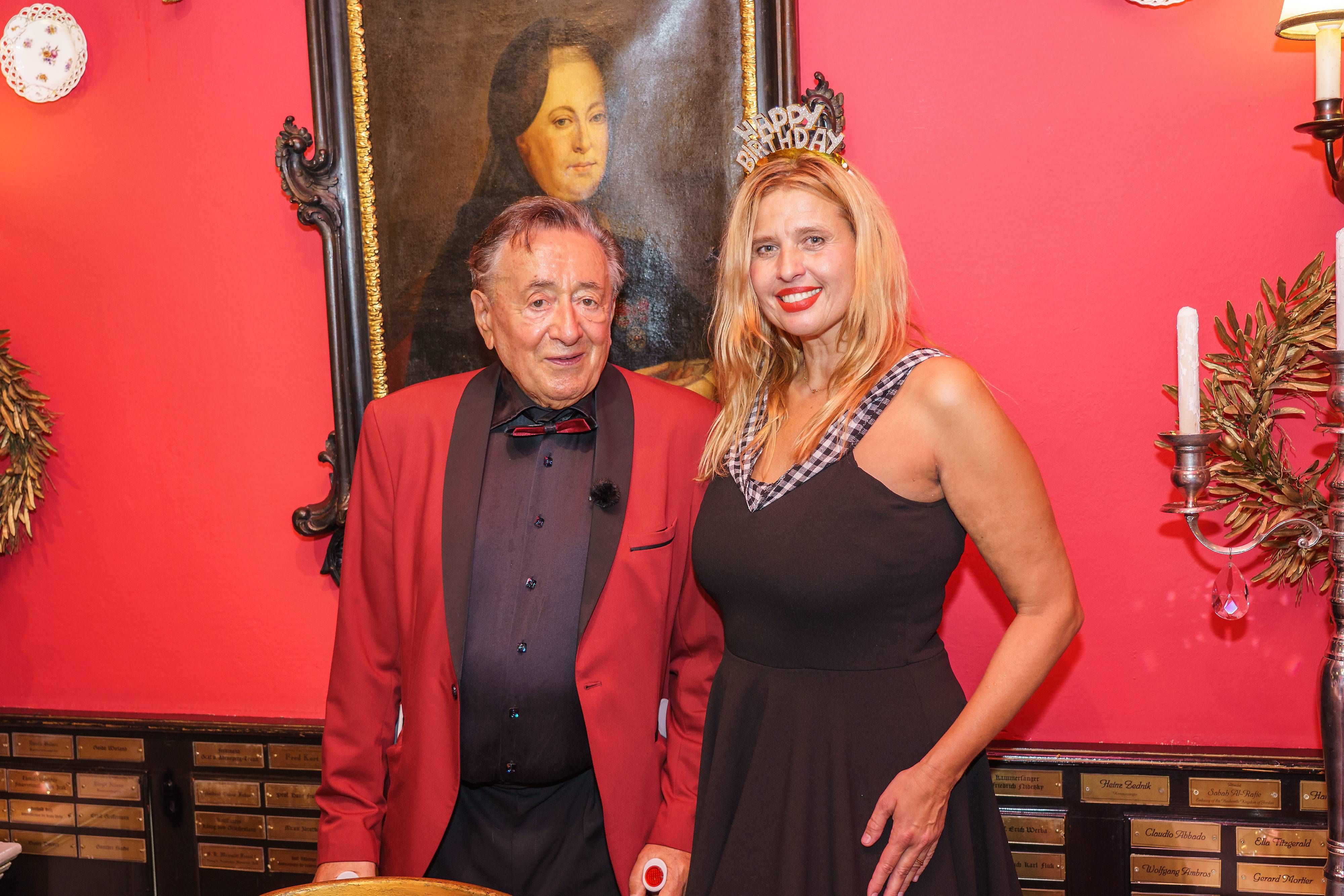Richard Lugner mit Daniela "Babyelefant" Ried-Kennedy