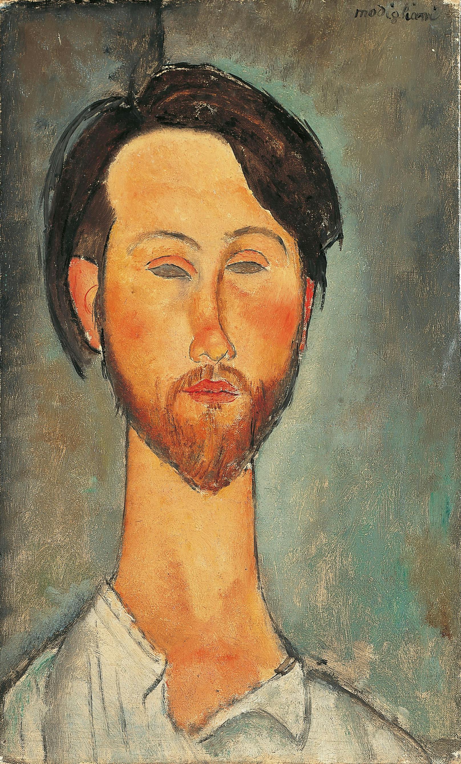 Amedeo Modigliani, Léopold Zborowski,&nbsp;Öl auf Leinwand
