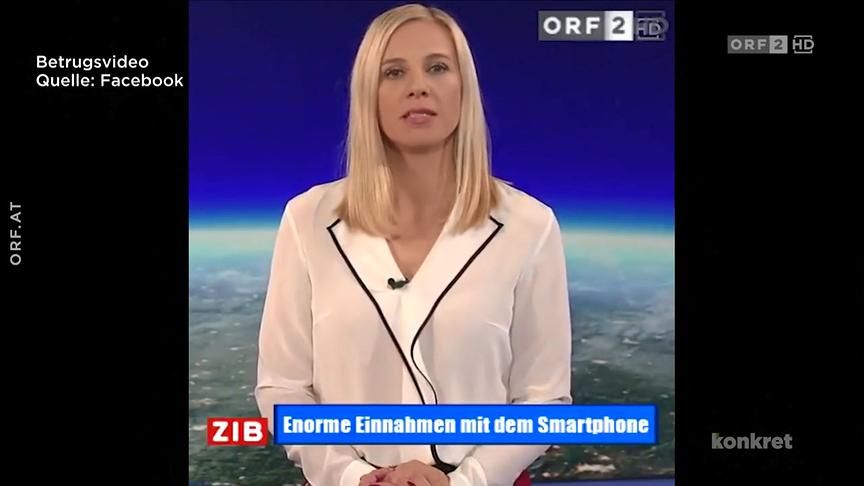 Auf Facebook kursieren Betrügervideos mit ORF-Stars