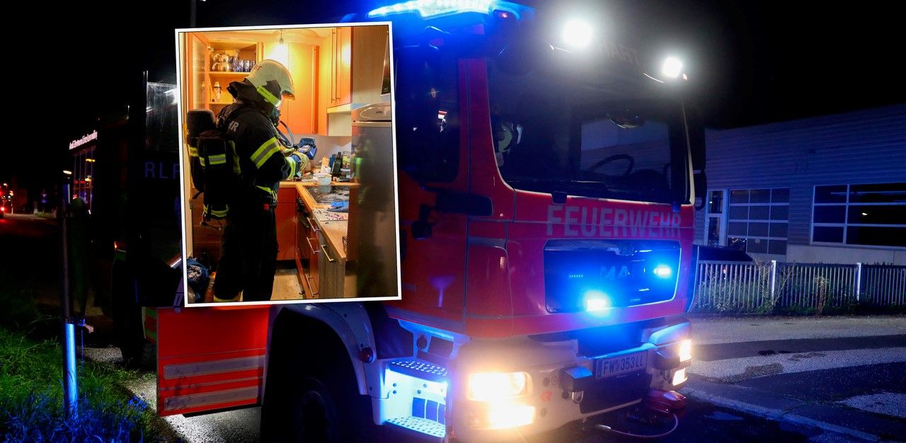 In Leonding ging ein Futternapf in Flammen auf.