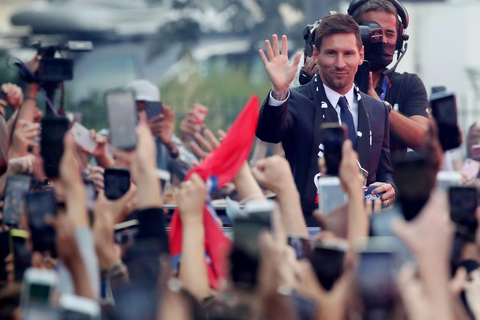 Lionel Messi wird von den Fans gefeiert