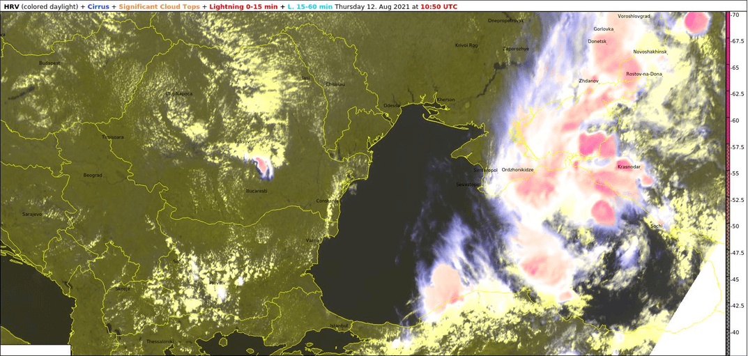Satellitenfilm am Donnerstagmittag