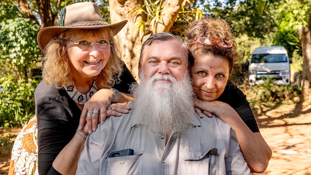 Werner mit Karin aus Hessen und Conny aus Baden-Württemberg bei 