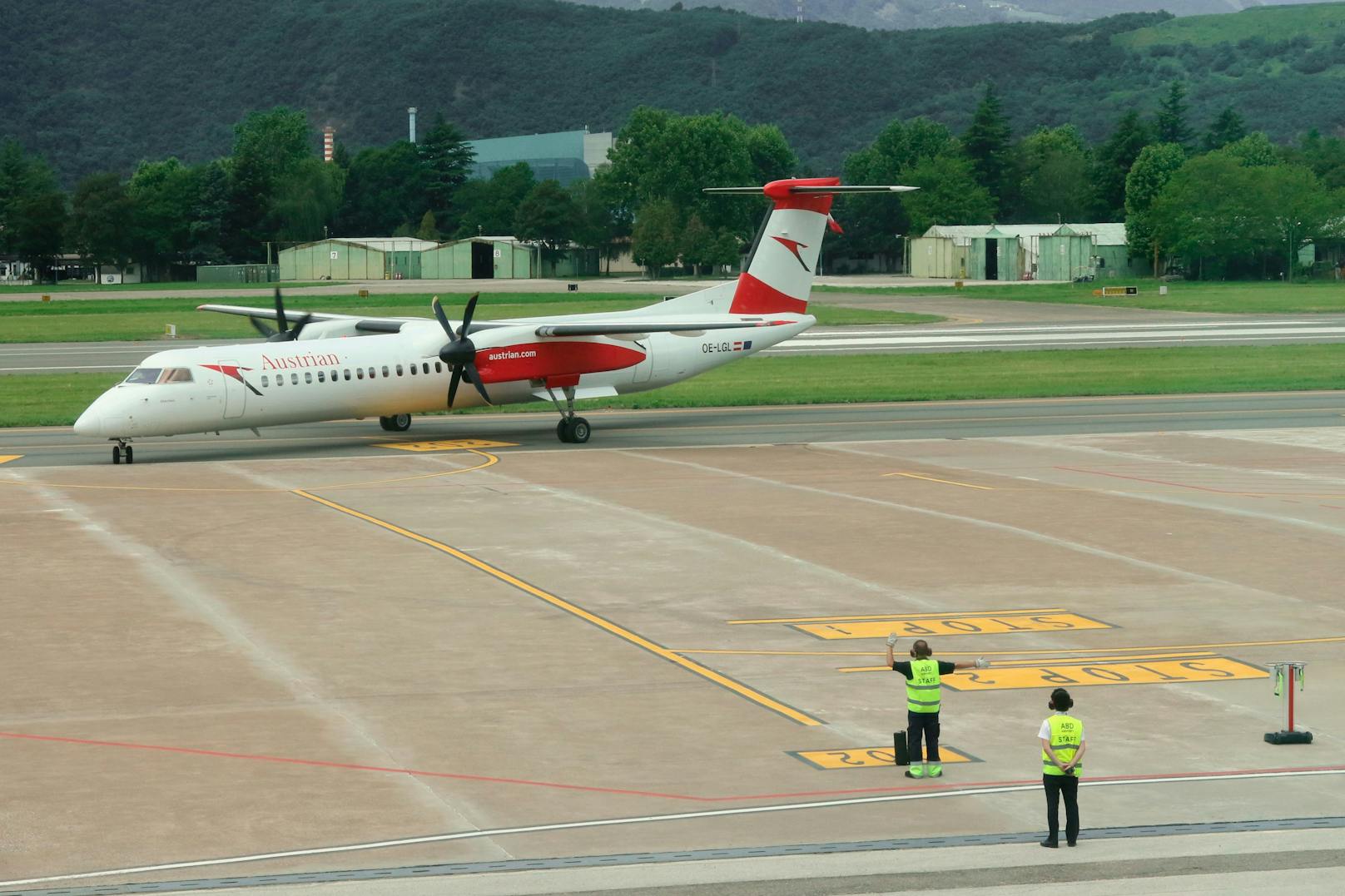 Die Turboprop-Flieger vom Typ Bombardier Dash 8-Q400 hat bei den Austrian Airlines ausgedient.