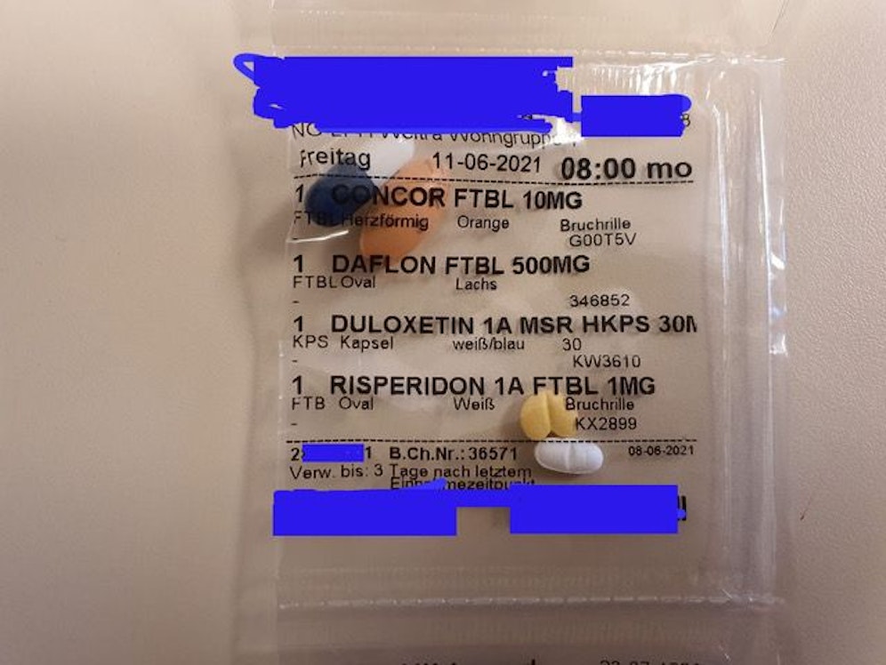 Original-Foto von Medikamenten