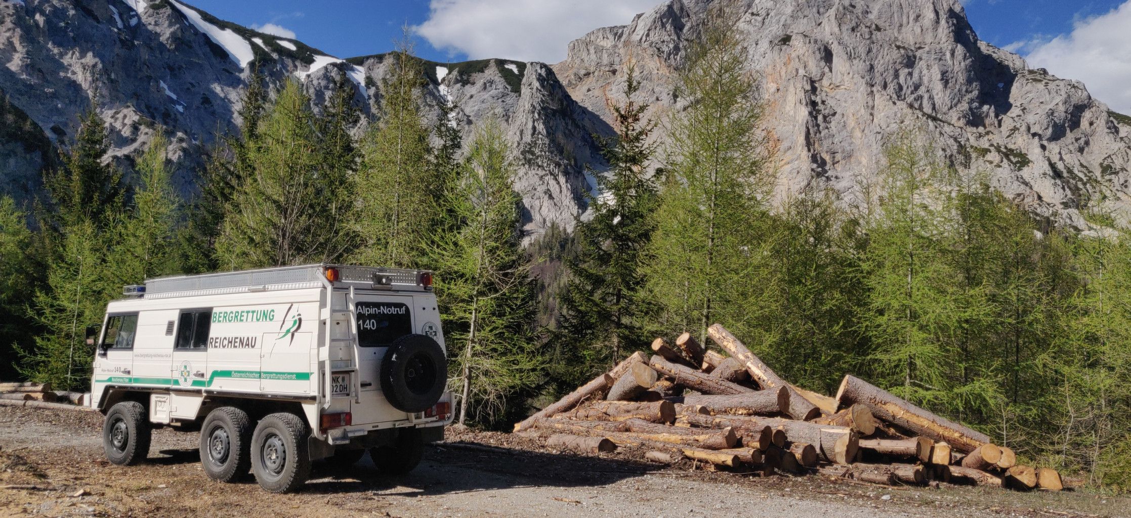 Bergrettung auf der Rax im Einsatz