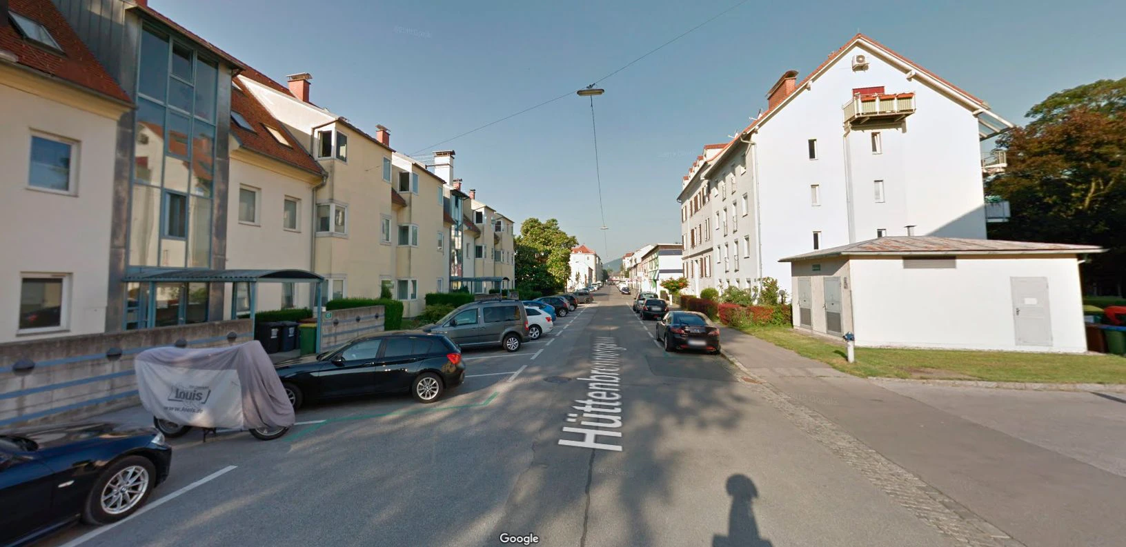Blick in die Hüttenbrennergasse in Graz-Jakomini.