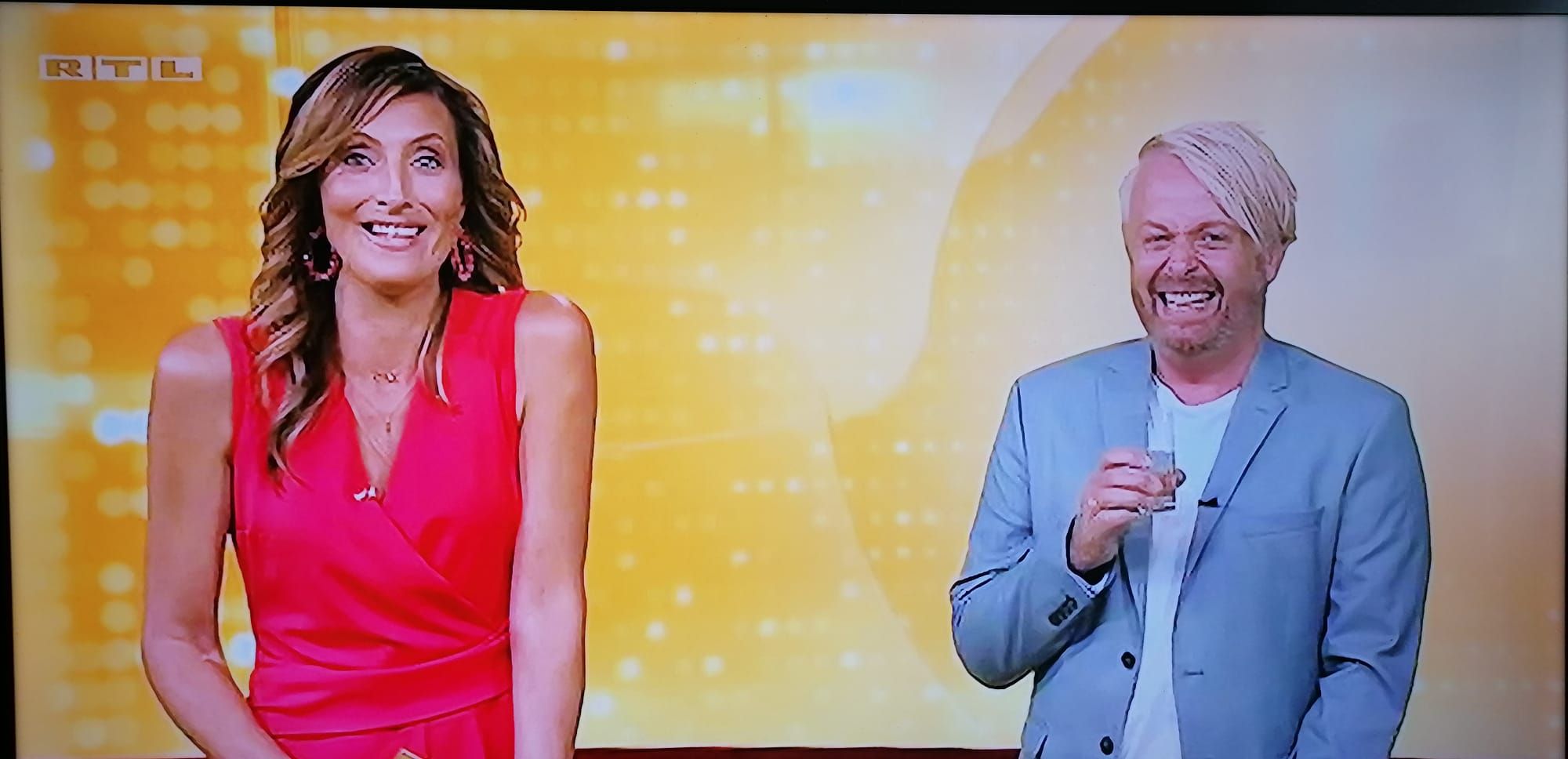 Roberta Bieling war von Ross Anthonys Lachen überfordert.