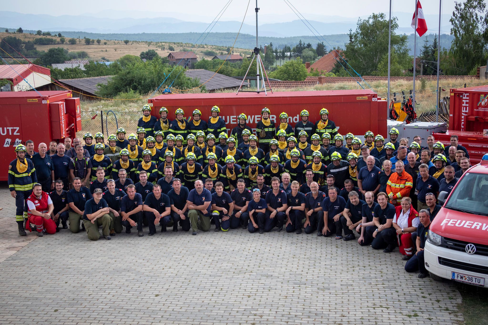 Die Wehren aus der Steiermark und Niederösterreich standen im Einsatz.