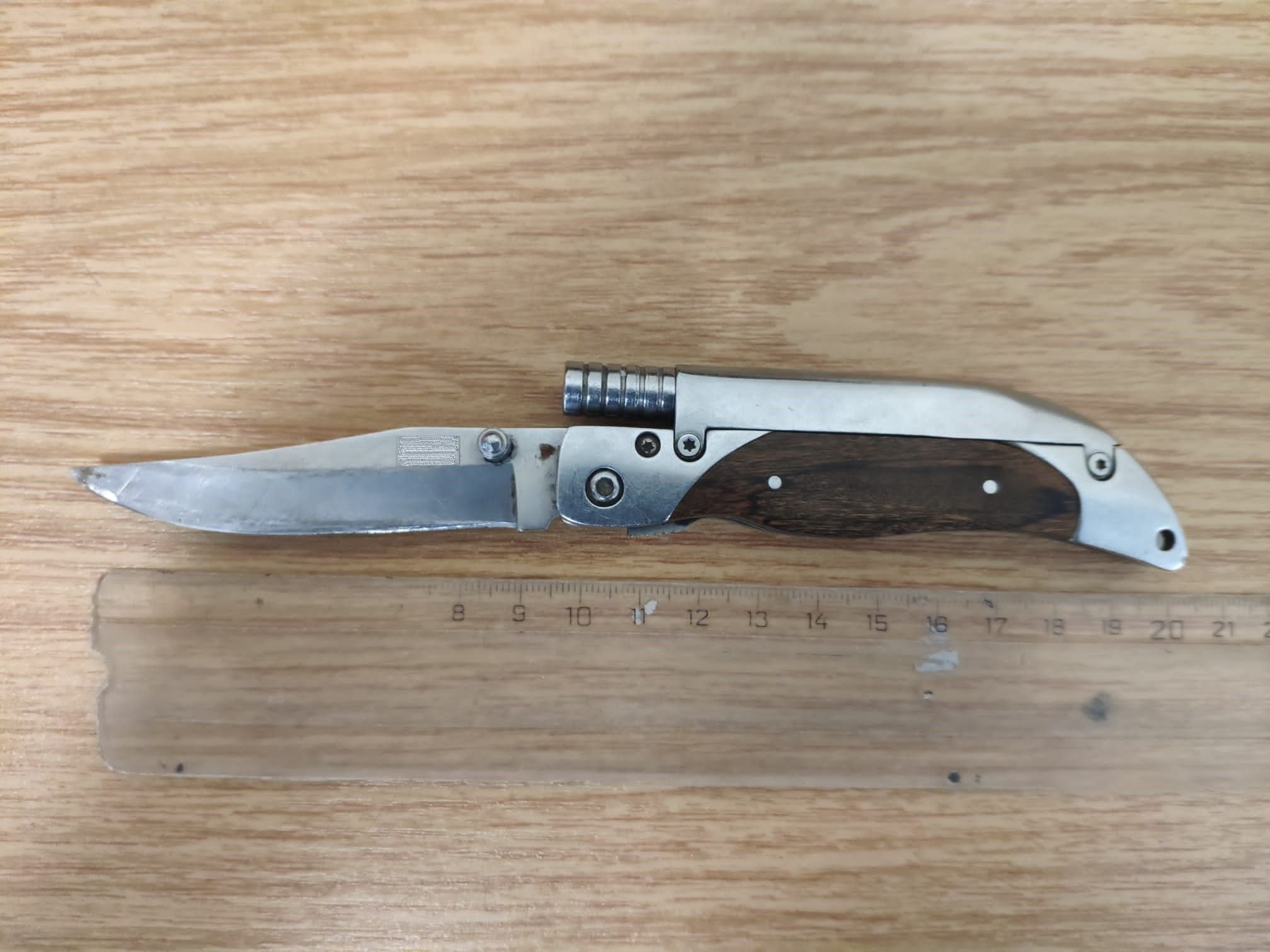 Besagtes Messer, mit welchem der 41-Jährige verletzt wurde