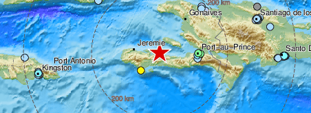 Ein Beben der Stärke 7,2 auf der Richterskala hat die südliche Halbinsel Haitis erschüttert. 
