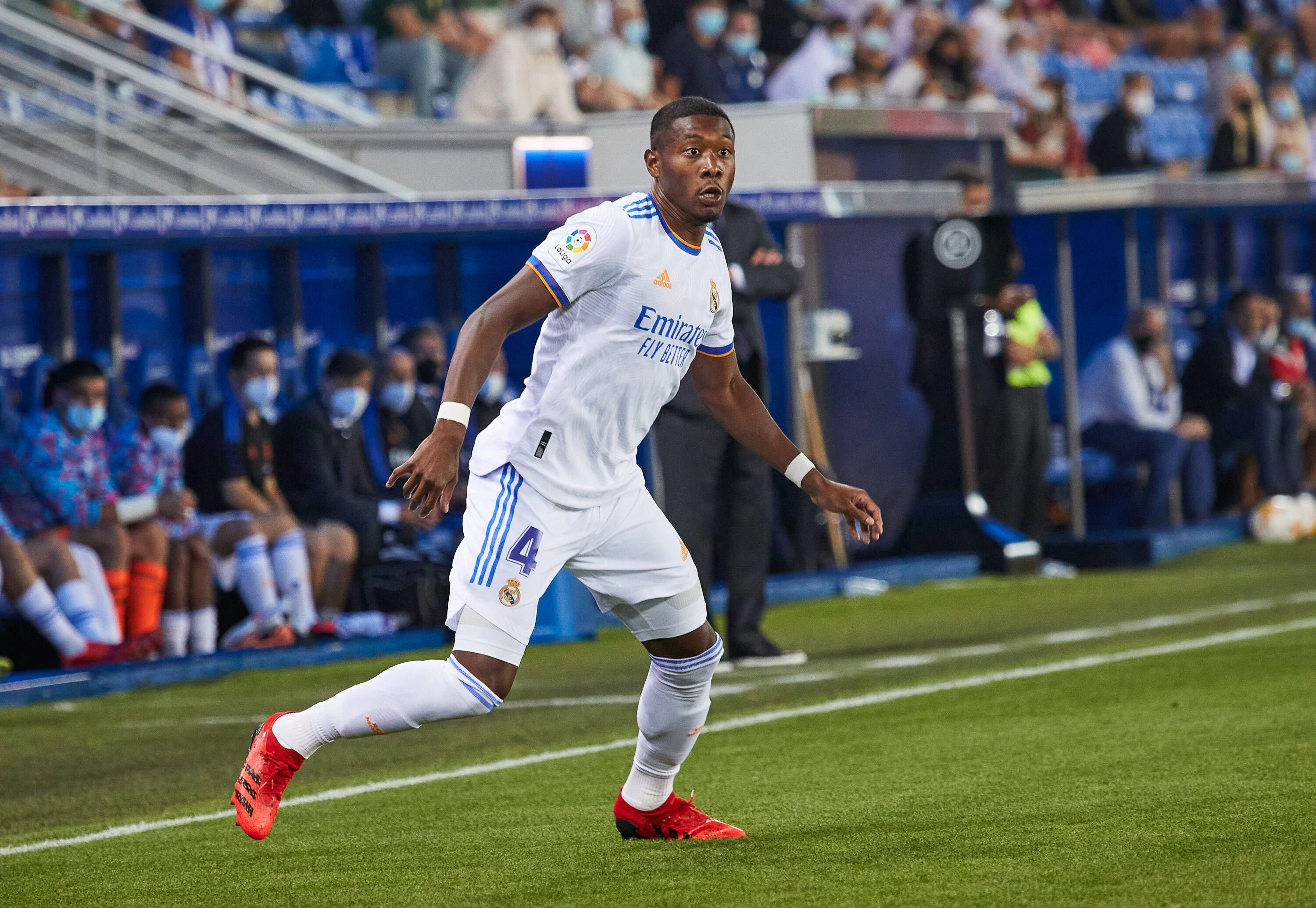 David Alaba beim La-Liga-Debüt mit Real Madrid.