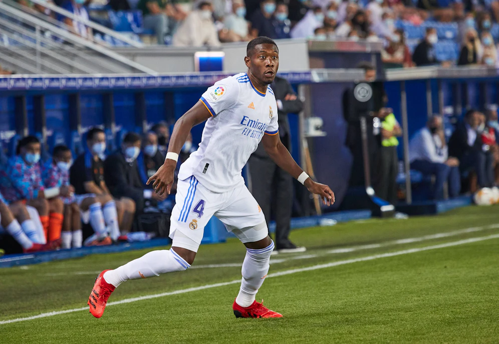 David Alaba beim La-Liga-Debüt mit Real Madrid.