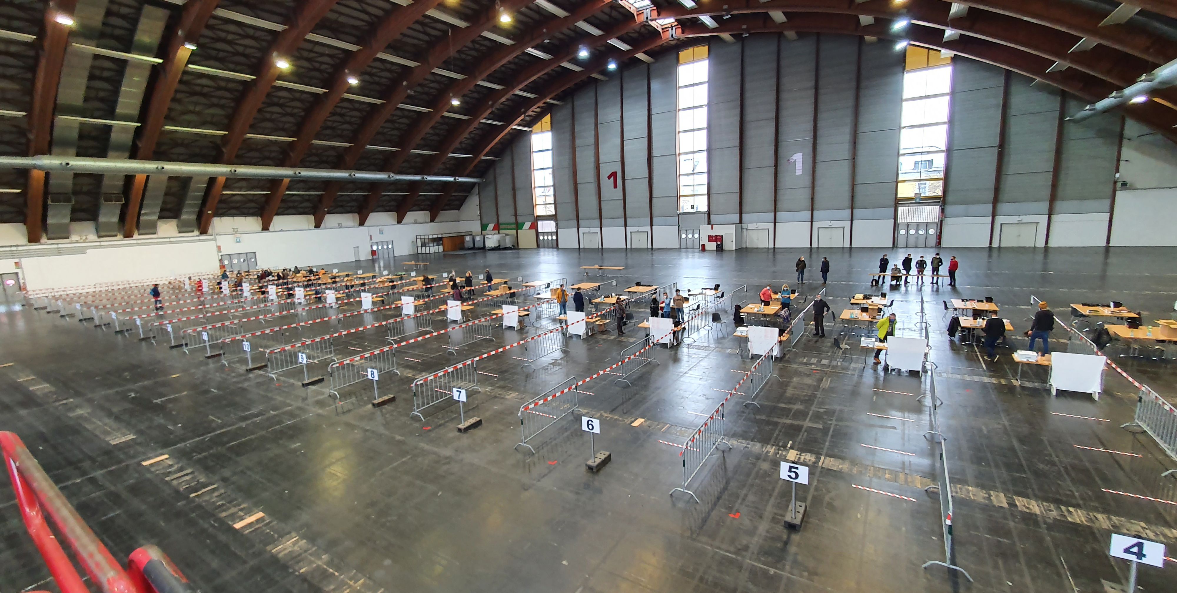 Eine Teststation am Klagenfurter Messegelände (Symbolbild)