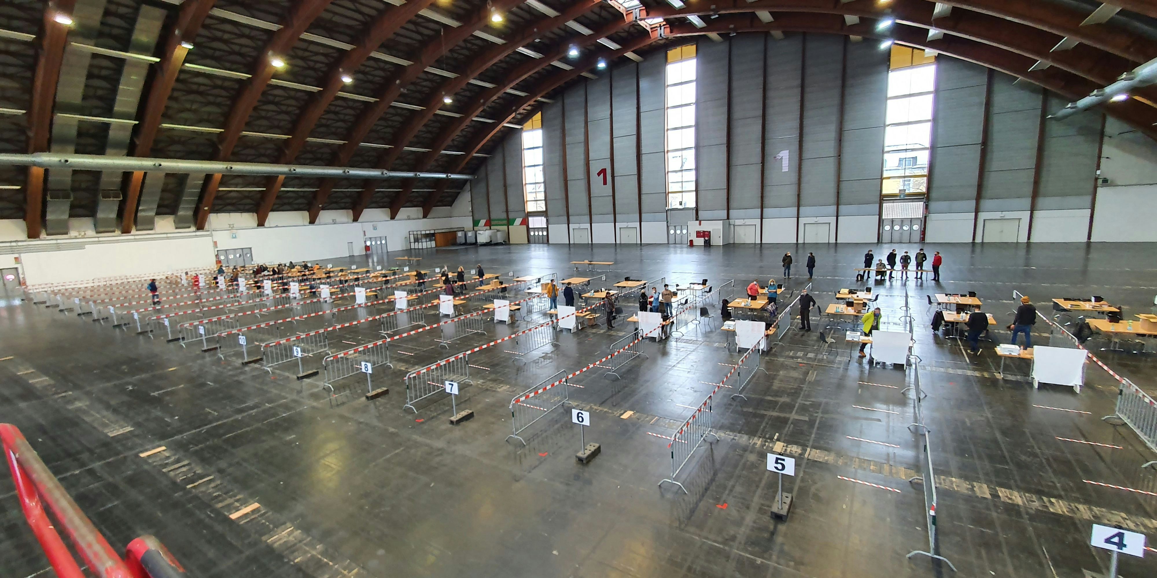 Eine Teststation am Klagenfurter Messegelände (Symbolbild)