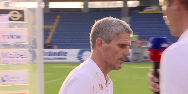 Didi Kühbauer bricht das "Sky"-Interview ab.